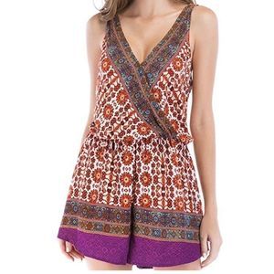 Xhiliration Boho Romper